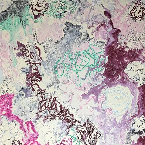 Schimmerfeld by Simone Hähner, Painting for Sale on Select