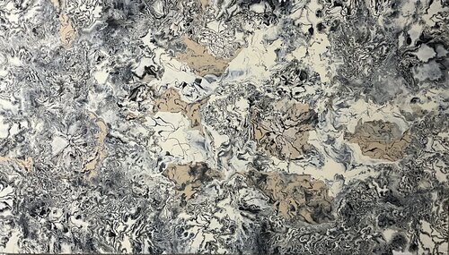 Unter der Oberfläche by Simone Hähner, Painting for Sale on Select