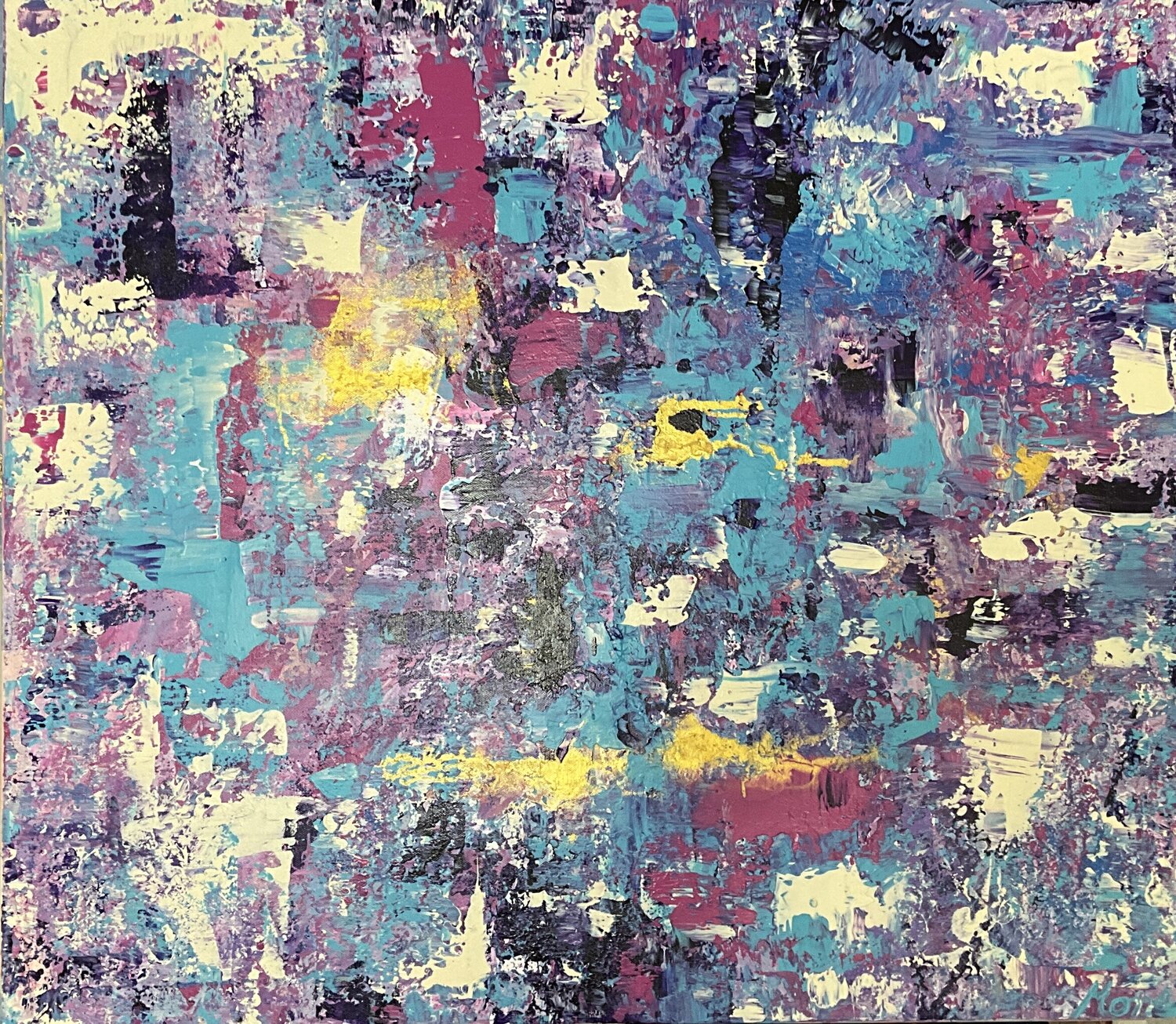 COLORFUL Simone Hähner Original painting for sale