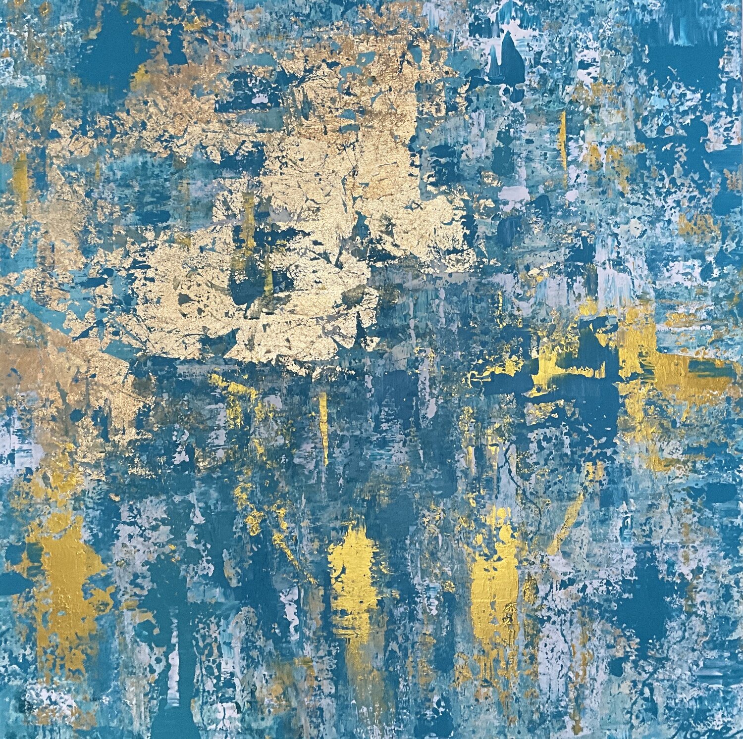 ICE CAVE Simone Hähner Original painting for sale