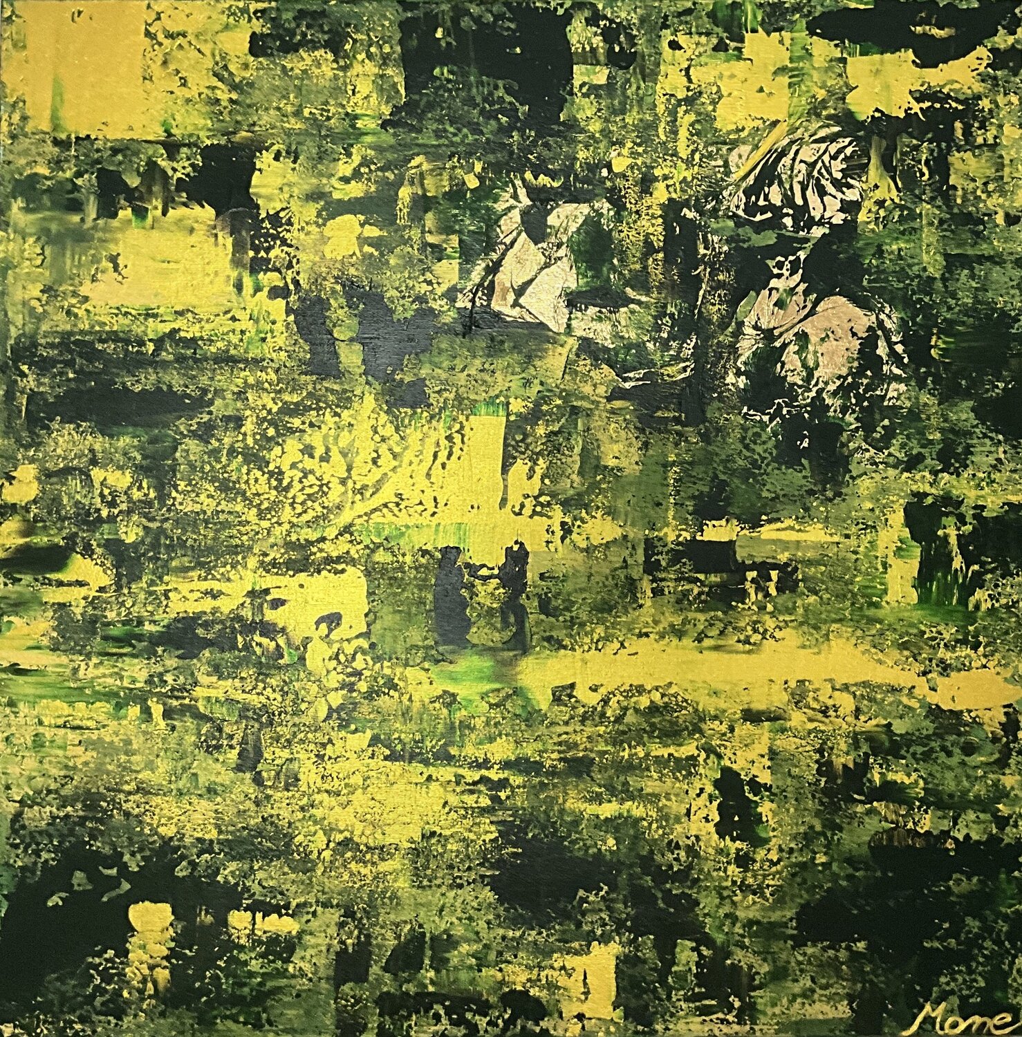 THE GREEN FANTASY Simone Hähner Original painting for sale