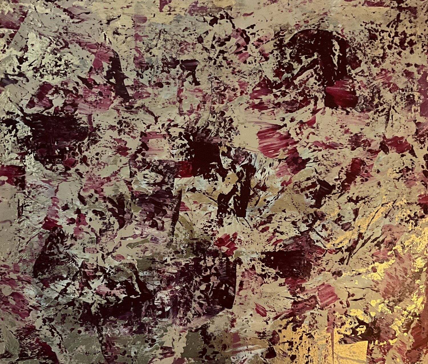 Red Mountains Simone Hähner Original painting for sale