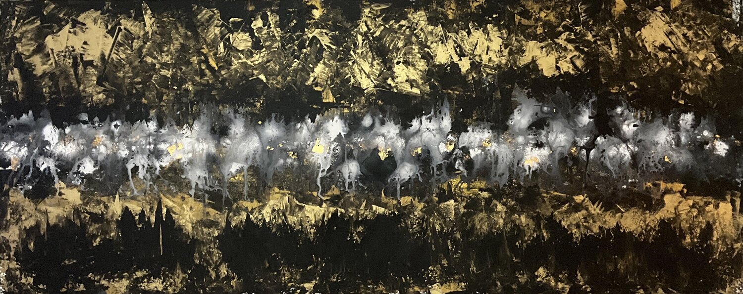 Dimensional Rift Simone Hähner Original painting for sale