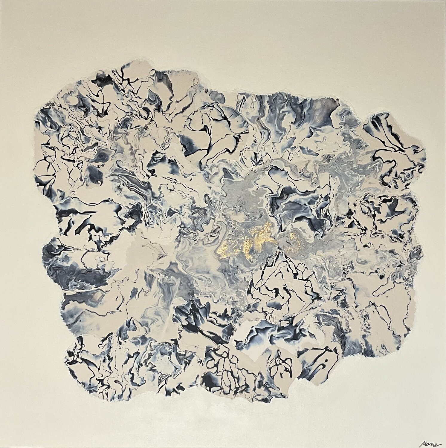 Umbrae Osculatae II Simone Hähner Original painting for sale