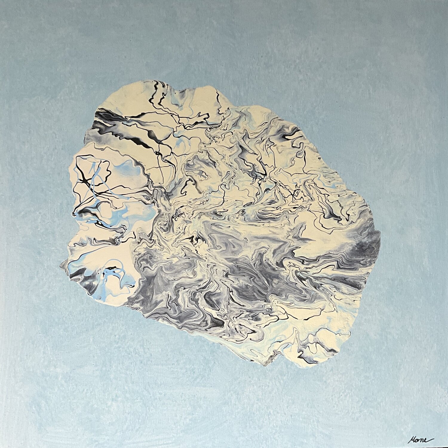 Beyond Blue Simone Hähner Original painting for sale