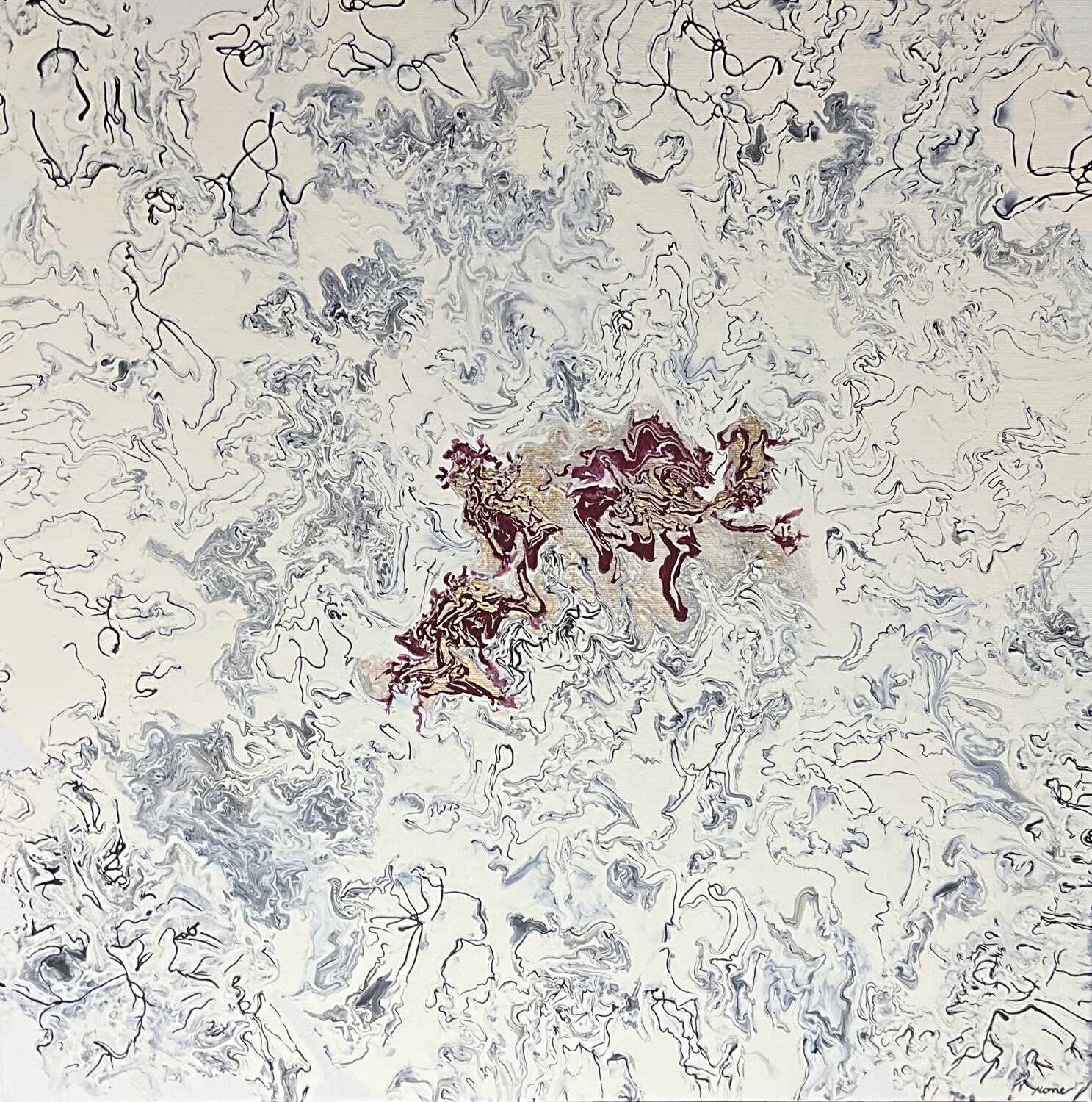 Echoverlust Simone Hähner Original painting for sale