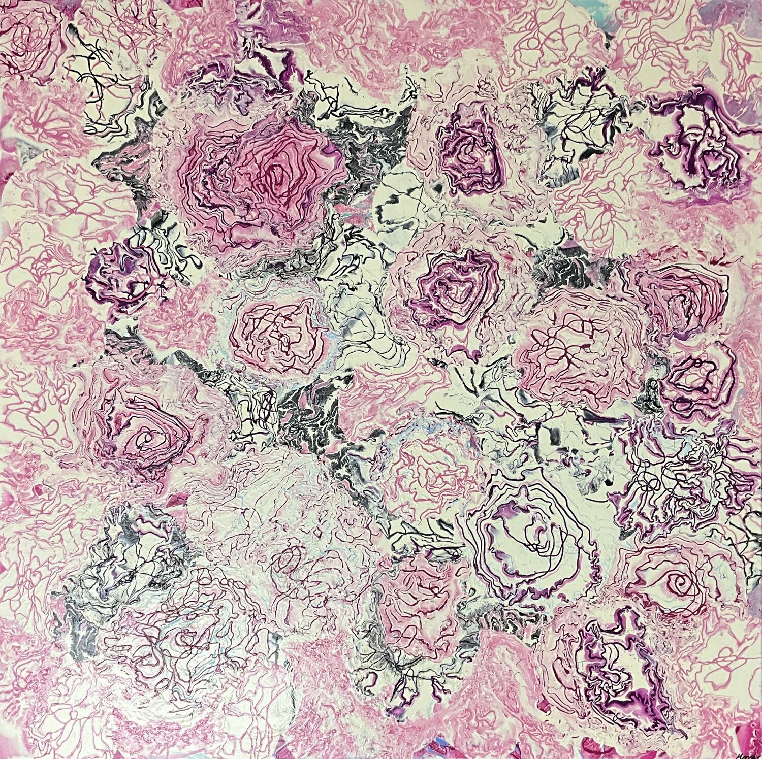 Blühender Augenblick Simone Hähner Original painting for sale