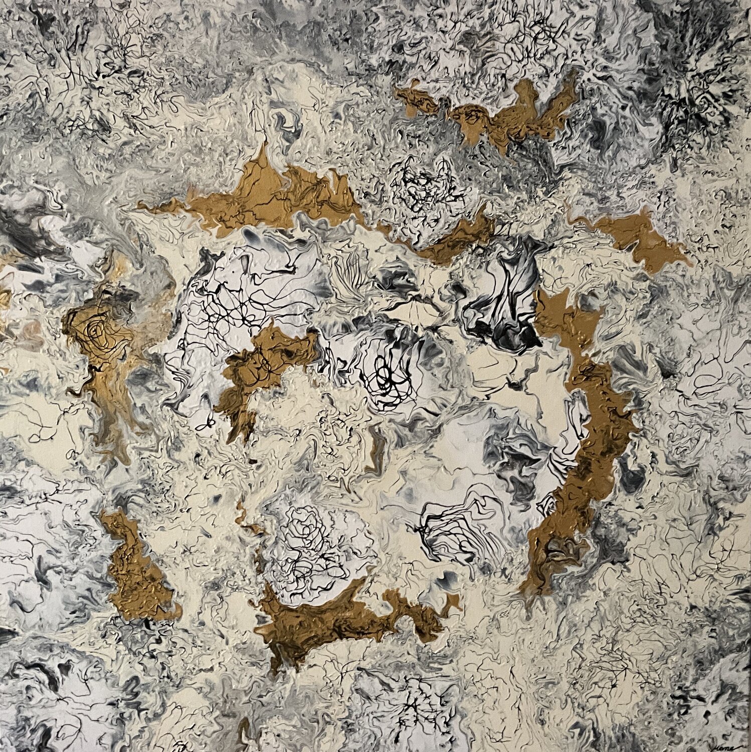 Kreisbruch Simone Hähner Original painting for sale