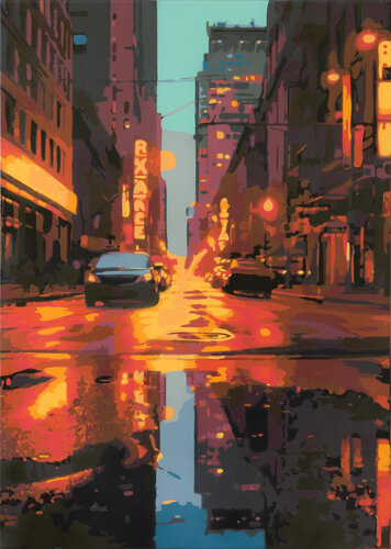 New York City #5 by Marco Barberio, Painting for Sale on Select