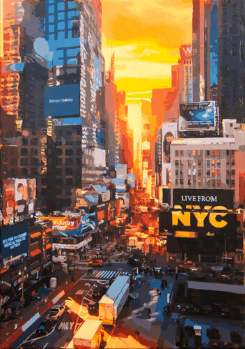 Live from NYC by Marco Barberio, Painting for Sale on Select