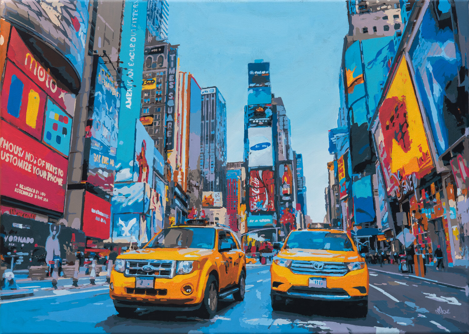 Broadway 2024 Marco Barberio Original painting for sale