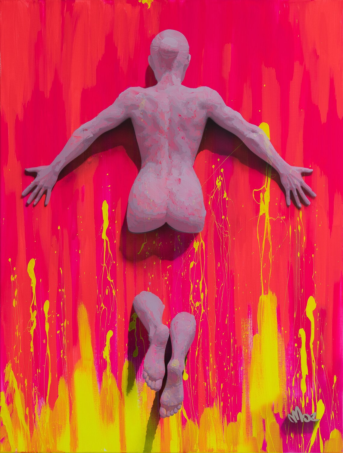 Matter and flow Marco Barberio Original painting for sale