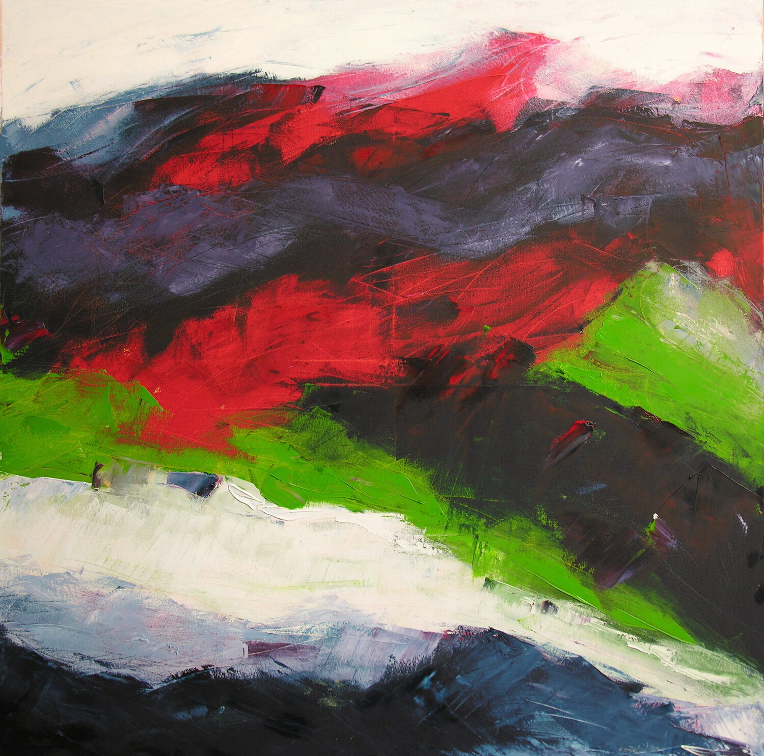 Paesaggio mutevole Alfio Pappalardo Original painting for sale