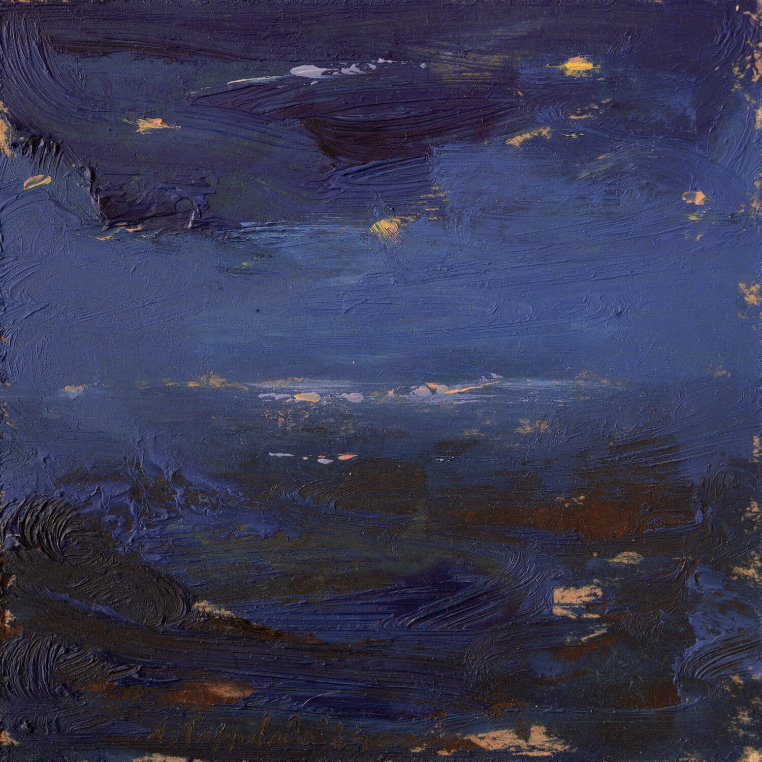 Notte d'agosto Alfio Pappalardo Original painting for sale