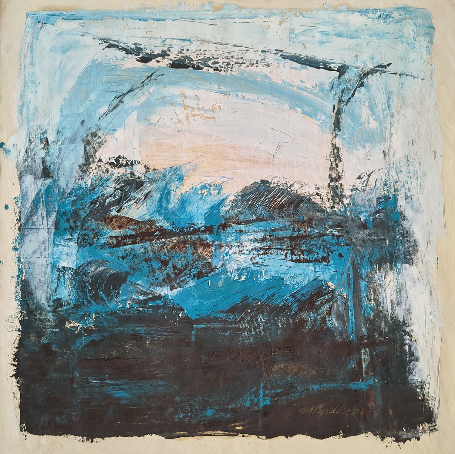 M.B. 2016 Alfio Pappalardo Original painting for sale