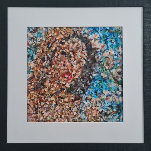 Value his existence (n.621) - Dolls series von Alessio Mazzarulli, Malerei kaufen auf Select