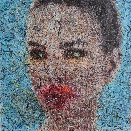 I quitted the chamber (n.629) - Dolls series by Alessio Mazzarulli, Painting for Sale on Select