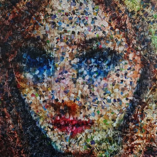 What you touch (n.631) - Dolls series by Alessio Mazzarulli, Painting for Sale on Select
