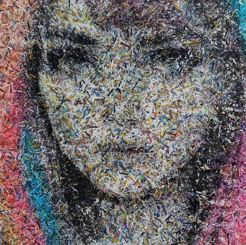 He imagines me (n.640) - Dolls series by Alessio Mazzarulli, Painting for Sale on Select