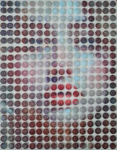 In your thoughts (n.717) - Dot Art Series by Alessio Mazzarulli, Painting for Sale on Select