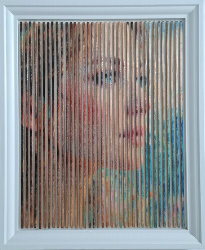 I shall never be there (n.728) - Dot Art series by Alessio Mazzarulli, Painting for Sale on Select