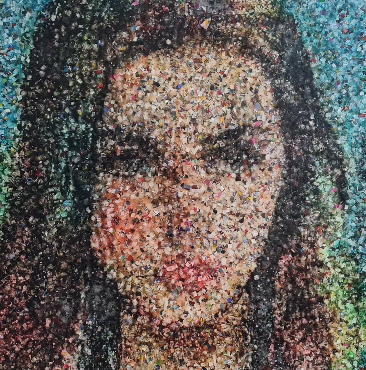 I were out of doors (n.630) - Dolls series Alessio Mazzarulli Original painting for sale