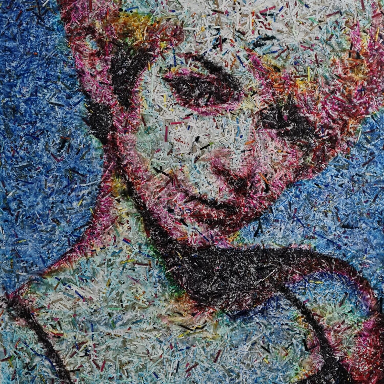 She pursued, anxiously (n.634) - Dolls series Alessio Mazzarulli Original painting for sale