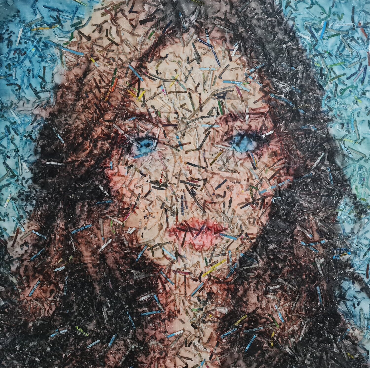 Open the gate (n.646) - Dolls series Alessio Mazzarulli Original painting for sale