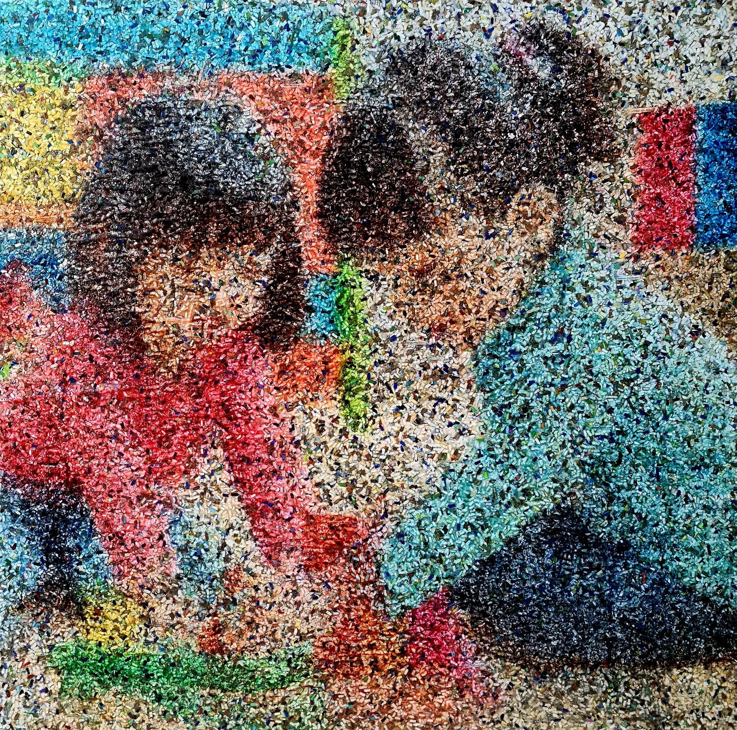 Children should play - 02 (n.654) - No War series Alessio Mazzarulli Original painting for sale