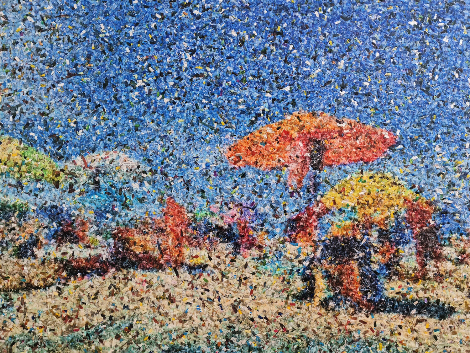 The first time (n.711) - at the beach series Alessio Mazzarulli Original painting for sale