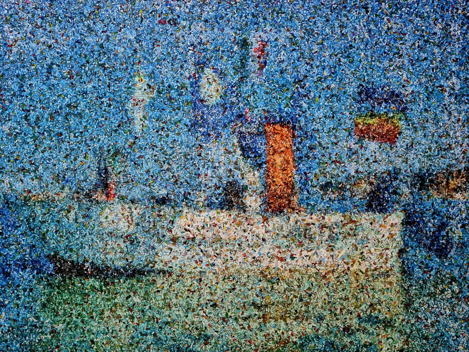 Would have escaped (n.712) - at the beach series Alessio Mazzarulli Original painting for sale