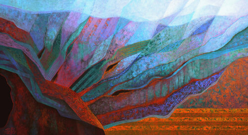 Meditation XII. by Robert Pelles, Painting for Sale on Select