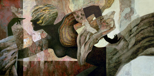 The dancer I. by Robert Pelles, Painting for Sale on Select