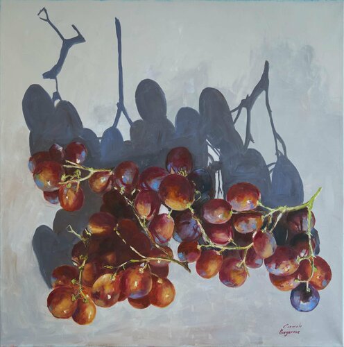 Grappolo d’uva￼ by Carmelo Margarone, Painting for Sale on Select