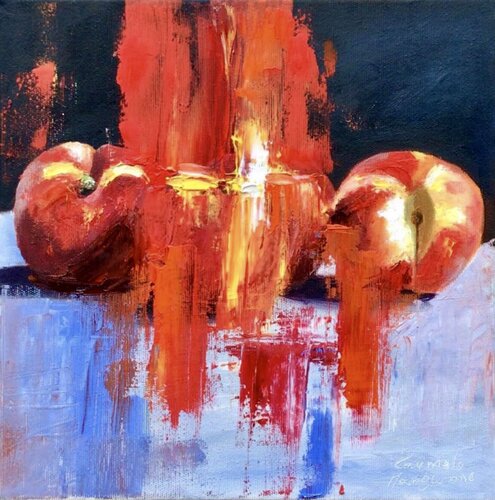 Pesche by Carmelo Margarone, Painting for Sale on Select