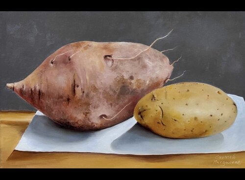 Patate by Carmelo Margarone, Painting for Sale on Select