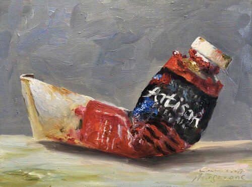 Rosso by Carmelo Margarone, Painting for Sale on Select