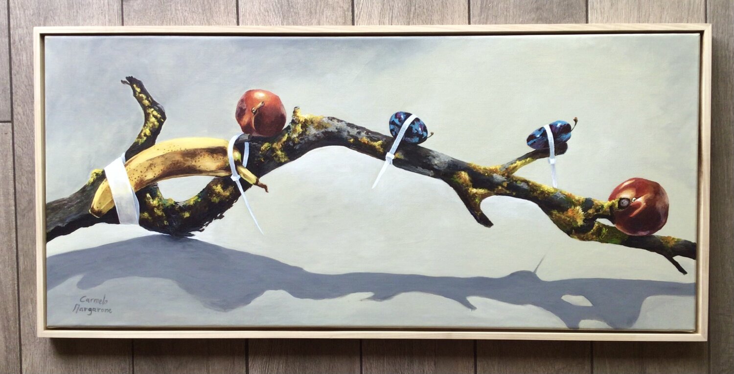 Ramo di frutta Carmelo Margarone Original painting for sale