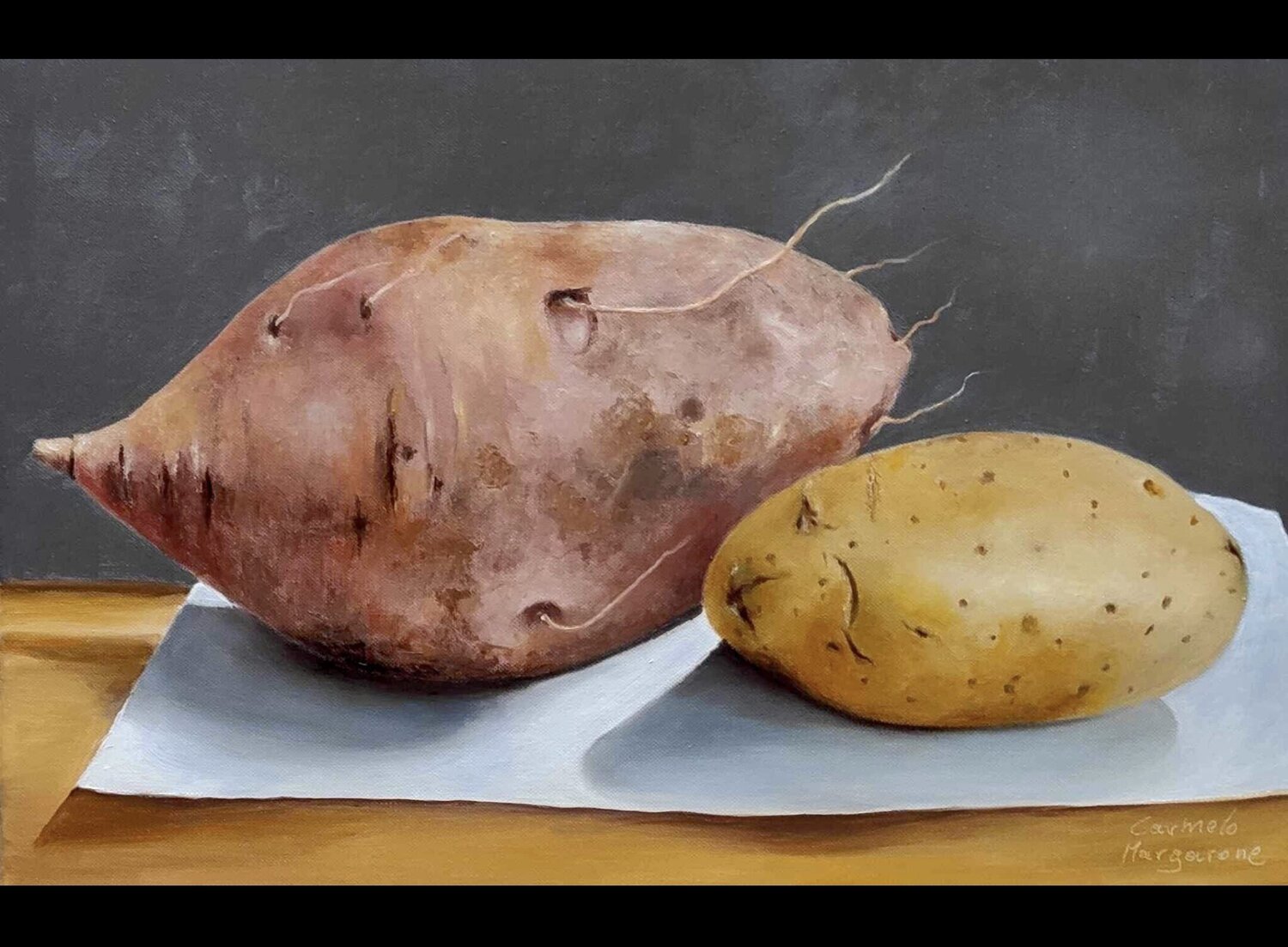 Patate Carmelo Margarone Original painting for sale