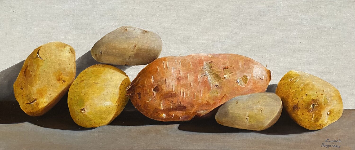 Patate Carmelo Margarone Original painting for sale
