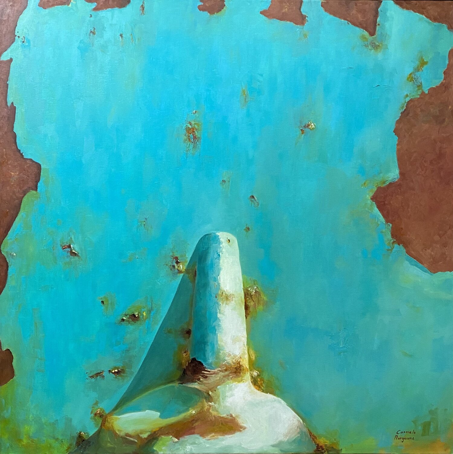 Ossidazione Carmelo Margarone Original painting for sale