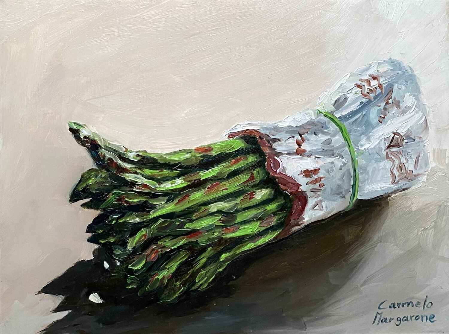 Spargelbund Carmelo Margarone Original painting for sale