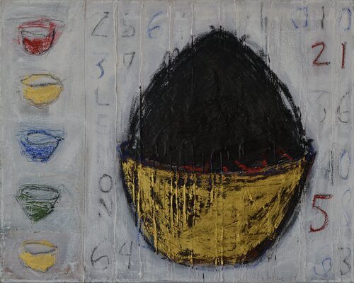 Black Lemon by Marie-Danielle Leblanc, Painting for Sale on Select