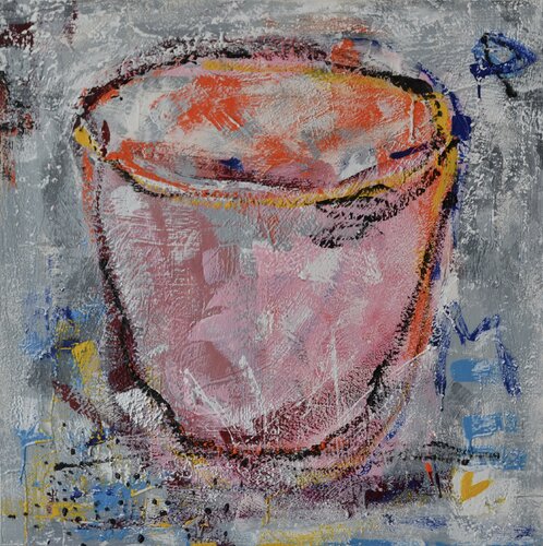 Playful bowl by Marie-Danielle Leblanc, Painting for Sale on Select