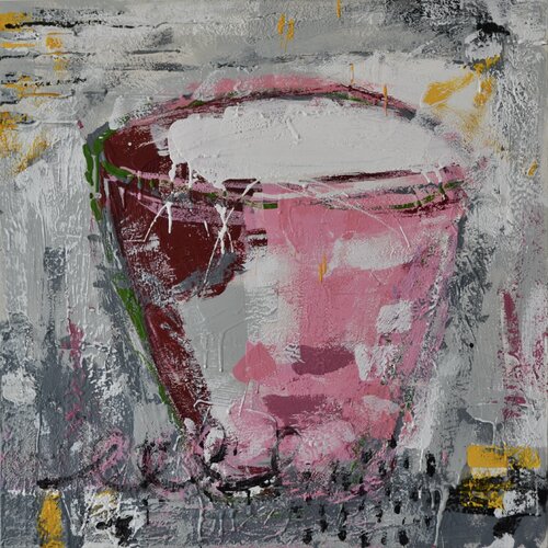 Joyful bowl by Marie-Danielle Leblanc, Painting for Sale on Select