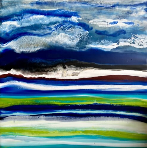 Nubra Valley #2 by Marie-Danielle Leblanc, Painting for Sale on Select