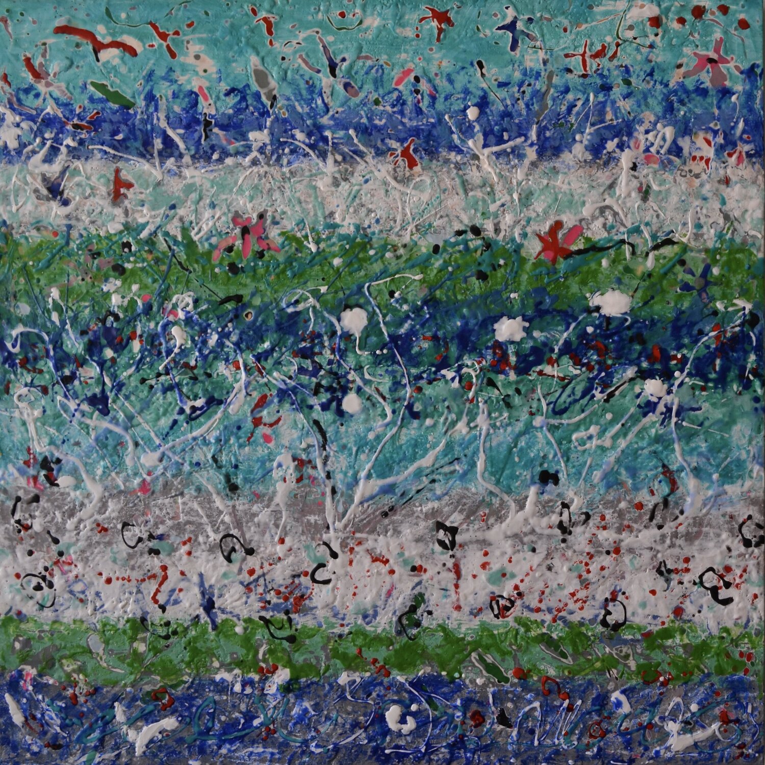 Lac des îles Marie-Danielle Leblanc Original painting for sale