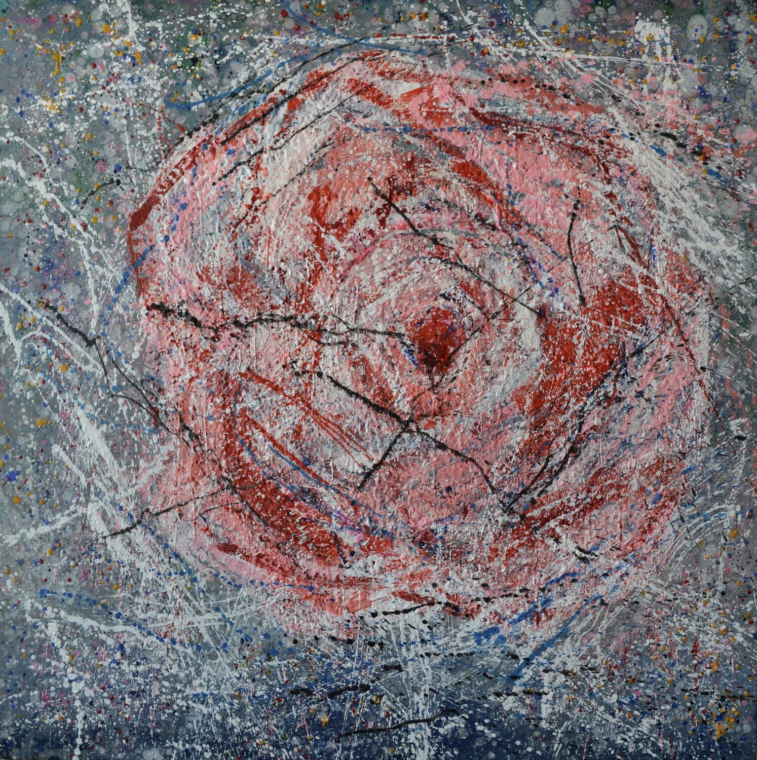 Pure as a rose Marie-Danielle Leblanc Original painting for sale
