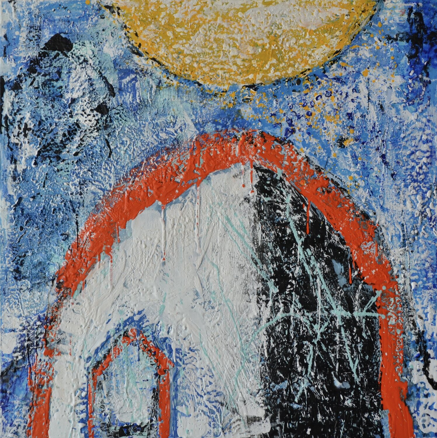 Home sweet home Marie-Danielle Leblanc Original painting for sale