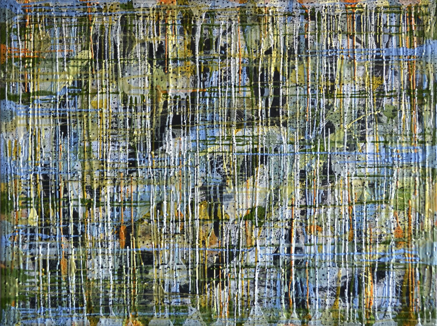 Keflavik waterfall   ICELAND Marie-Danielle Leblanc Original painting for sale